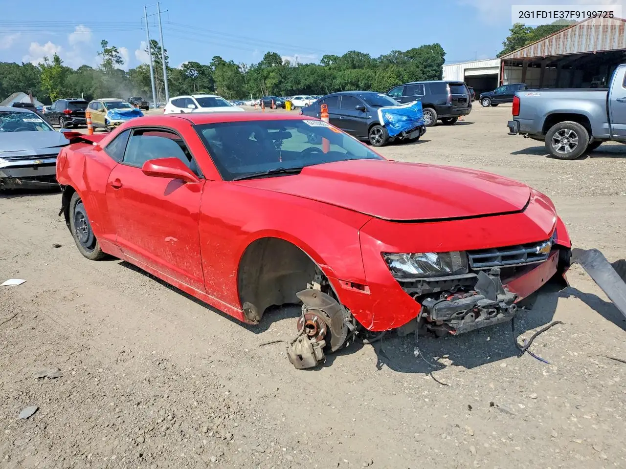 2015 CHEVROLET CAMARO VIN 2G1FD1E37F9199725 — фото 4