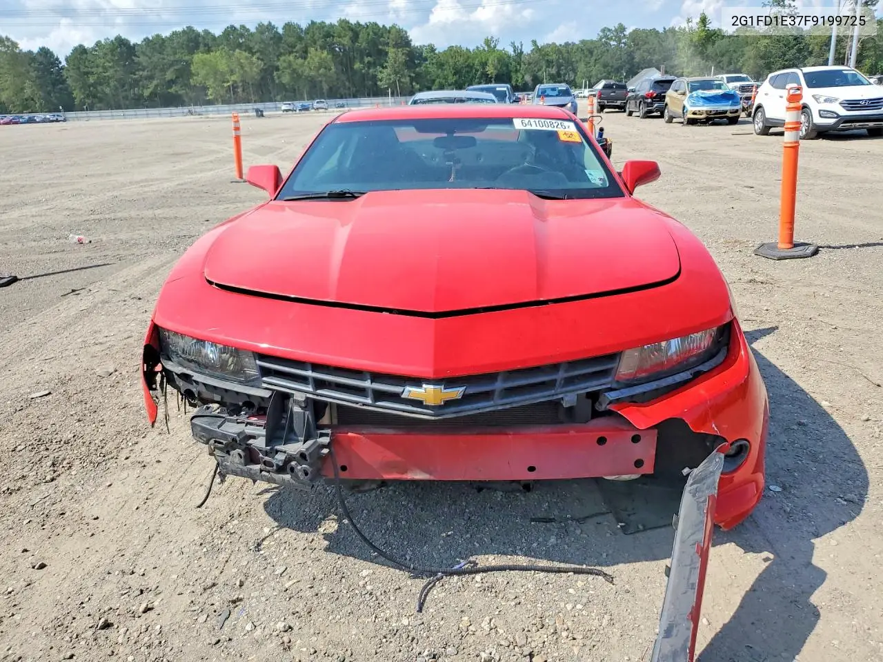 2015 CHEVROLET CAMARO VIN 2G1FD1E37F9199725 — фото 5