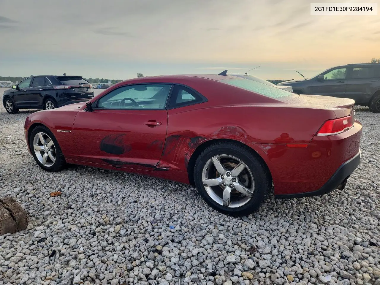 2015 CHEVROLET CAMARO VIN 2G1FD1E30F9284194 — фото 2