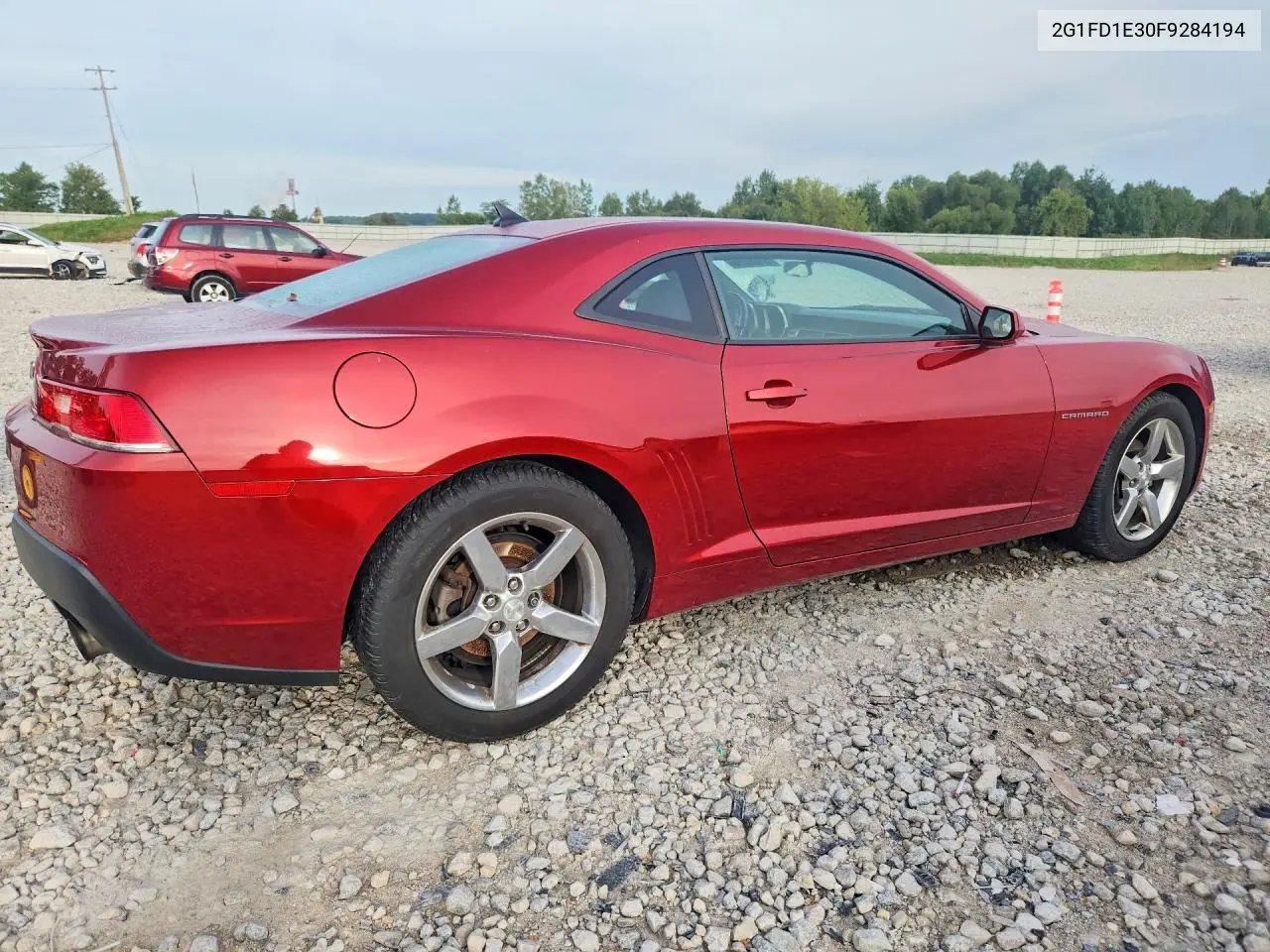 2015 CHEVROLET CAMARO VIN 2G1FD1E30F9284194 — фото 3