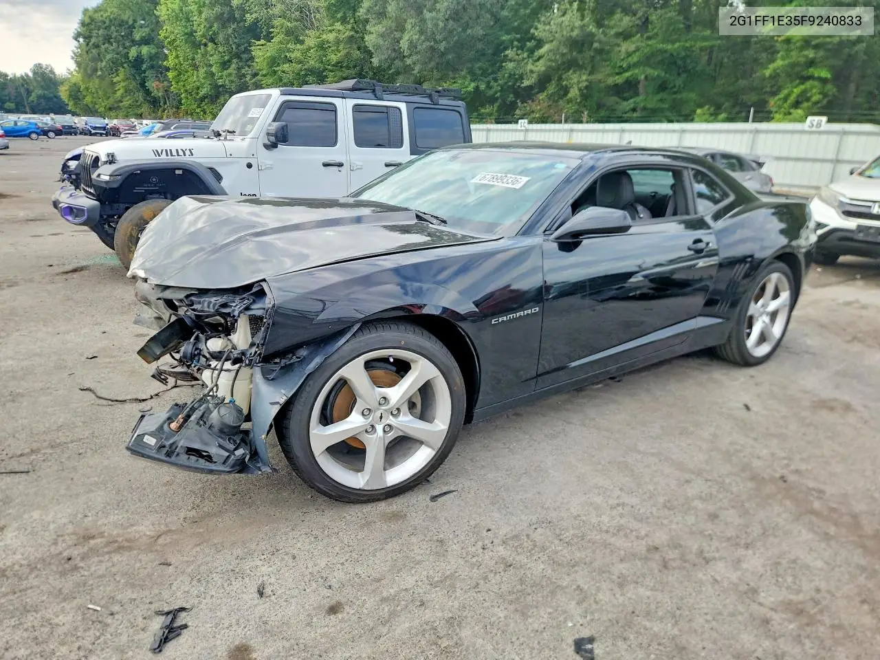 CHEVROLET CAMARO 2015, VIN 2G1FF1E35F9240833