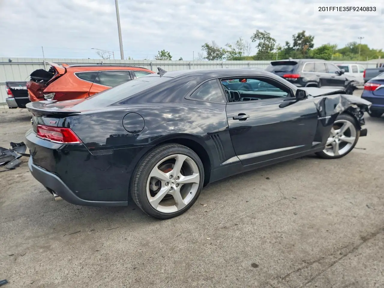 2015 CHEVROLET CAMARO VIN 2G1FF1E35F9240833 — фото 3
