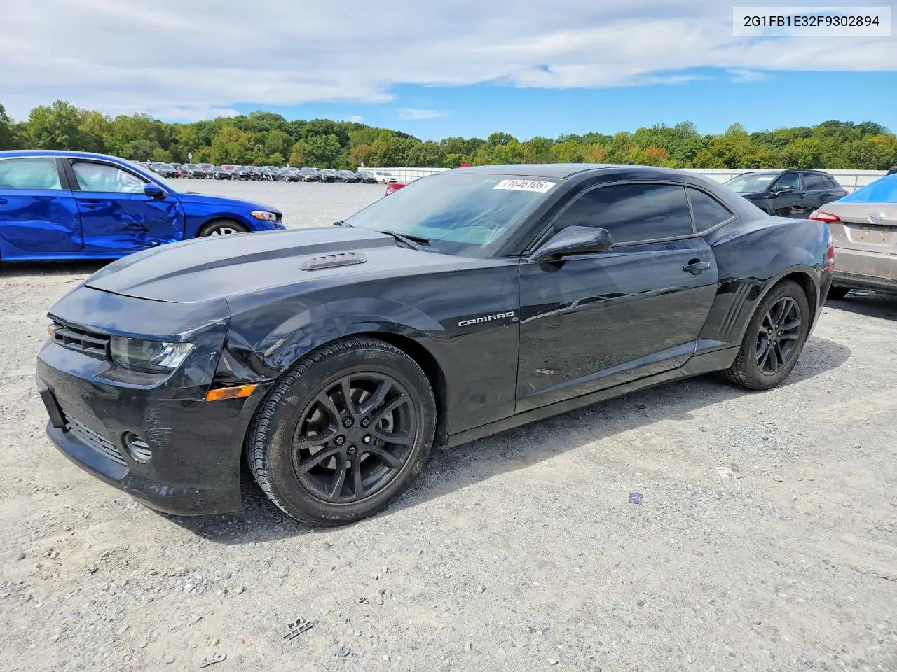 CHEVROLET CAMARO 2015, VIN 2G1FB1E32F9302894