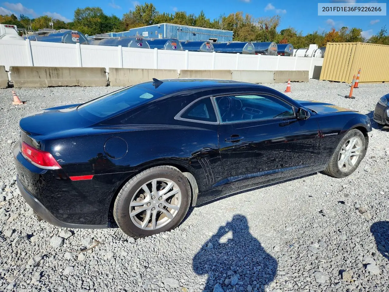2015 CHEVROLET CAMARO VIN 2G1FD1E36F9226266 — фото 3