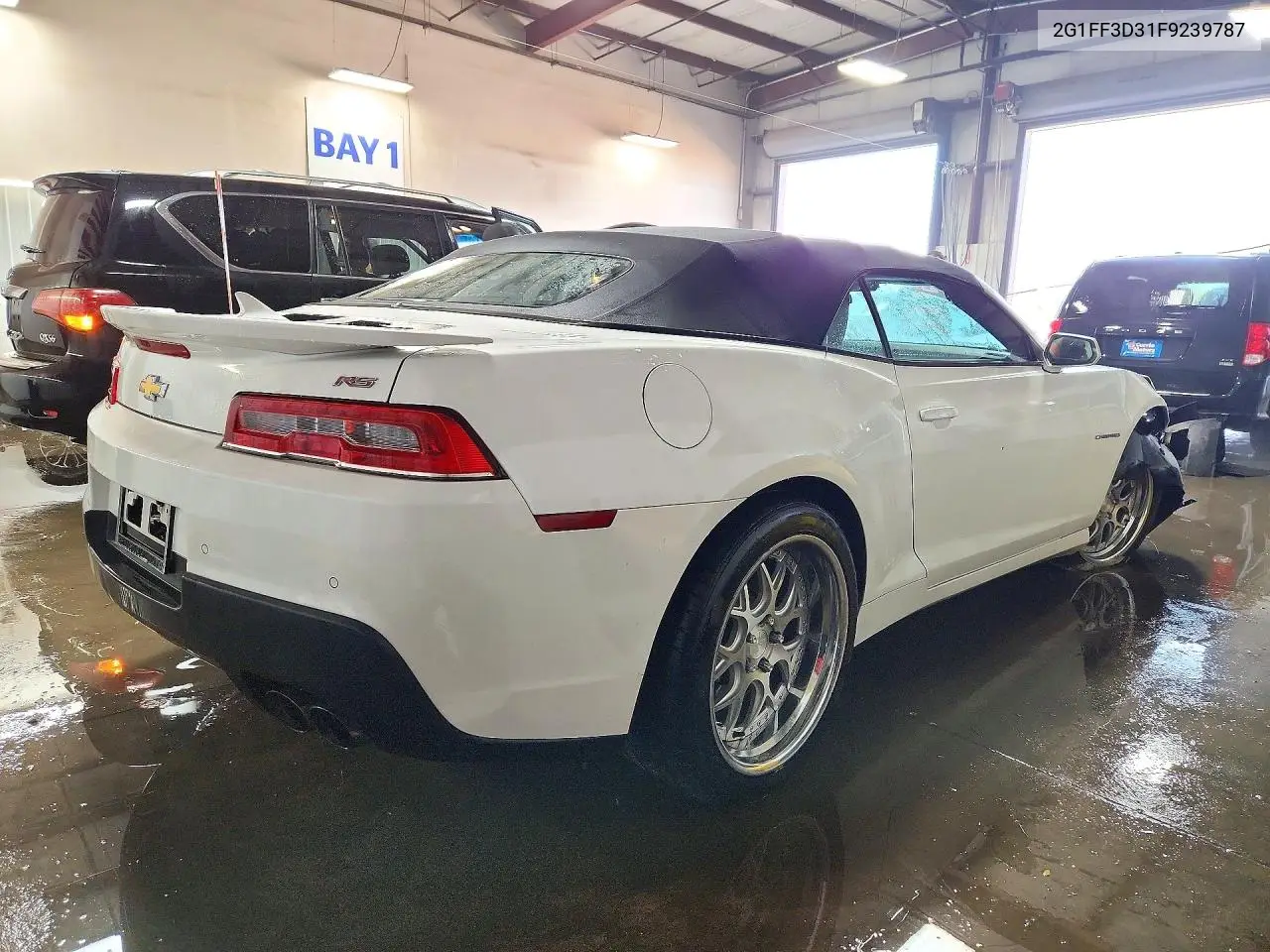 2015 CHEVROLET CAMARO VIN 2G1FF3D31F9239787 — фото 3