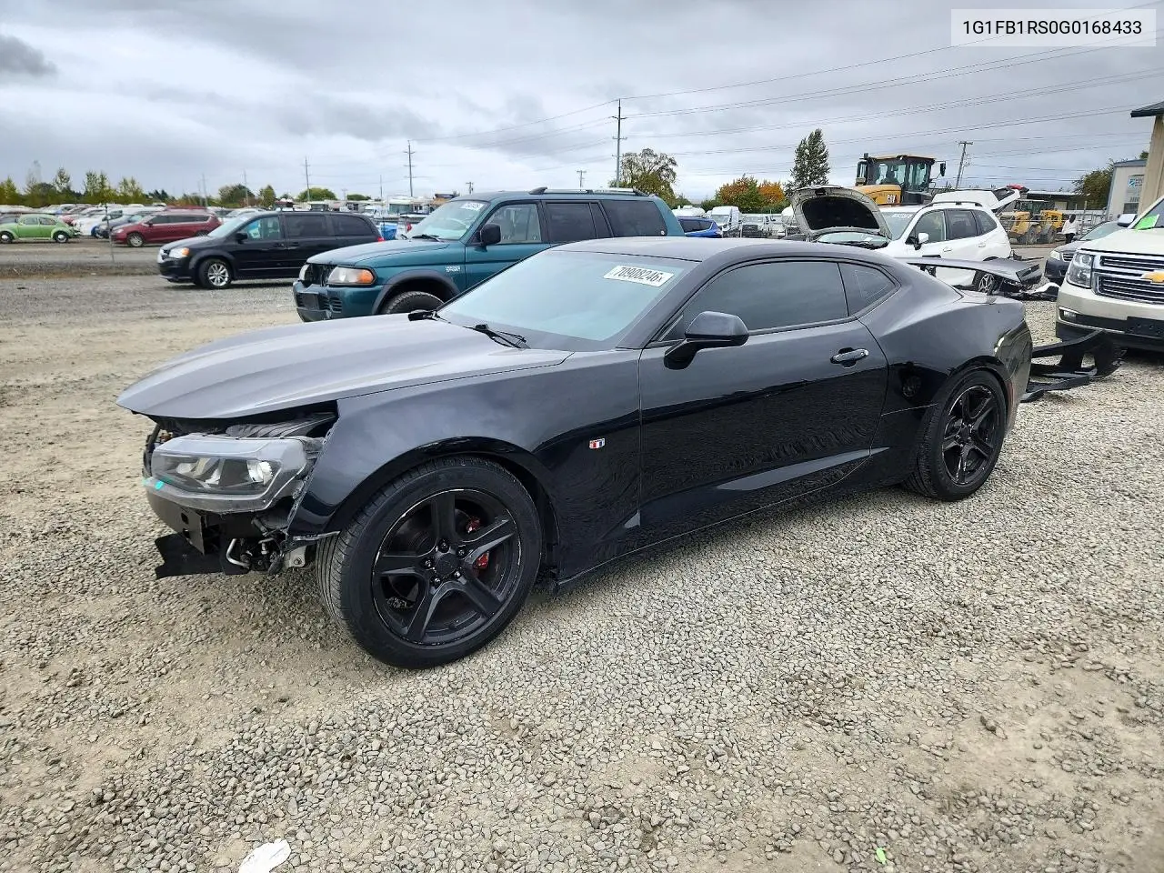 CHEVROLET CAMARO 2016, VIN 1G1FB1RS0G0168433
