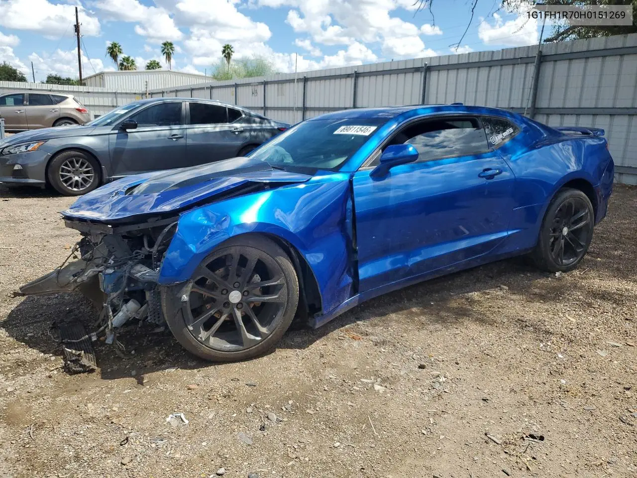 CHEVROLET CAMARO 2017, VIN 1G1FH1R70H0151269