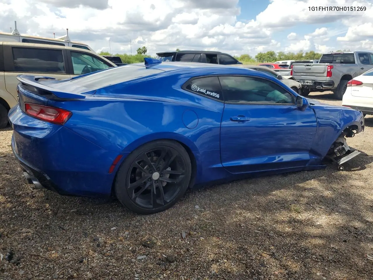 2017 CHEVROLET CAMARO VIN 1G1FH1R70H0151269 — фото 3