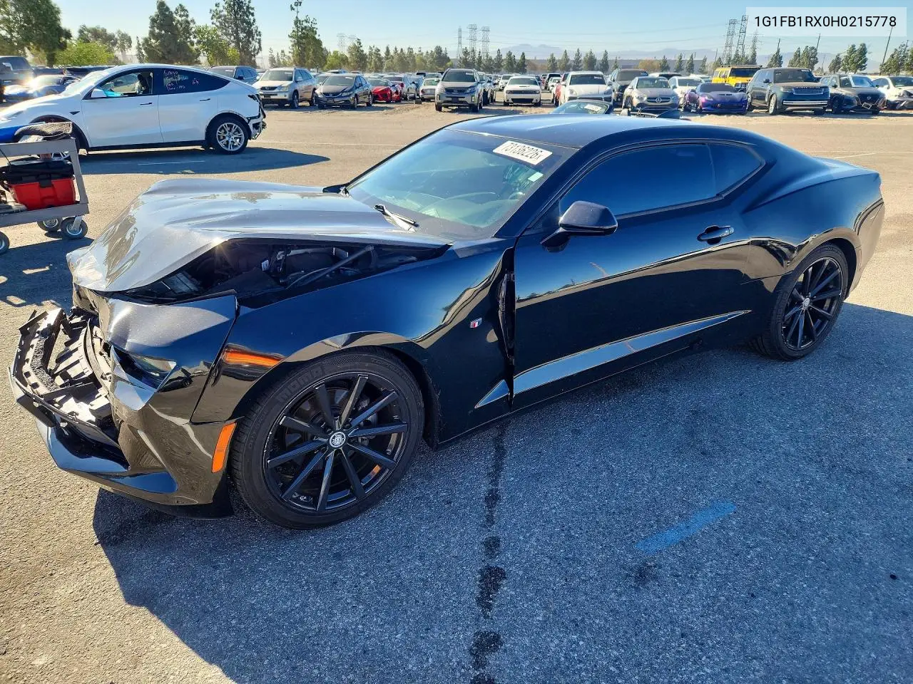 CHEVROLET CAMARO 2017, VIN 1G1FB1RX0H0215778
