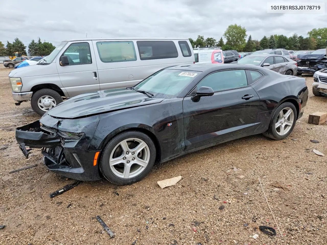 CHEVROLET CAMARO 2018, VIN 1G1FB1RS3J0178719