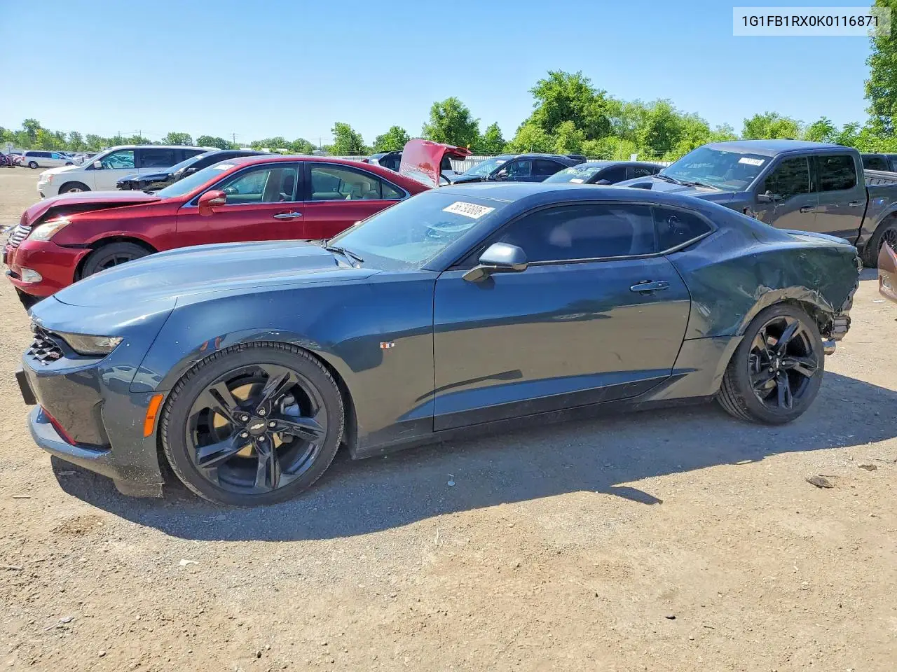CHEVROLET CAMARO 2019, VIN 1G1FB1RX0K0116871