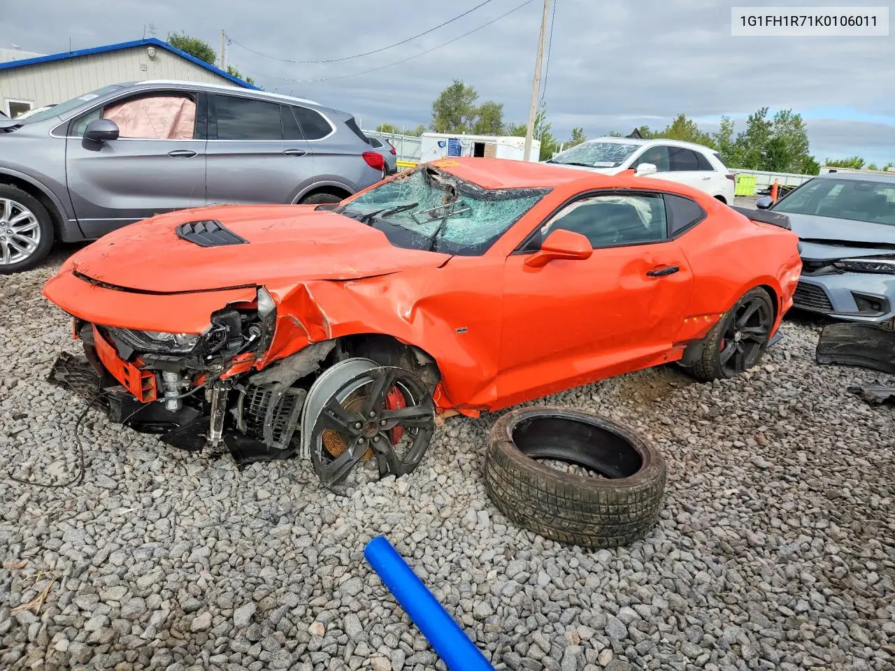 CHEVROLET CAMARO 2019, VIN 1G1FH1R71K0106011