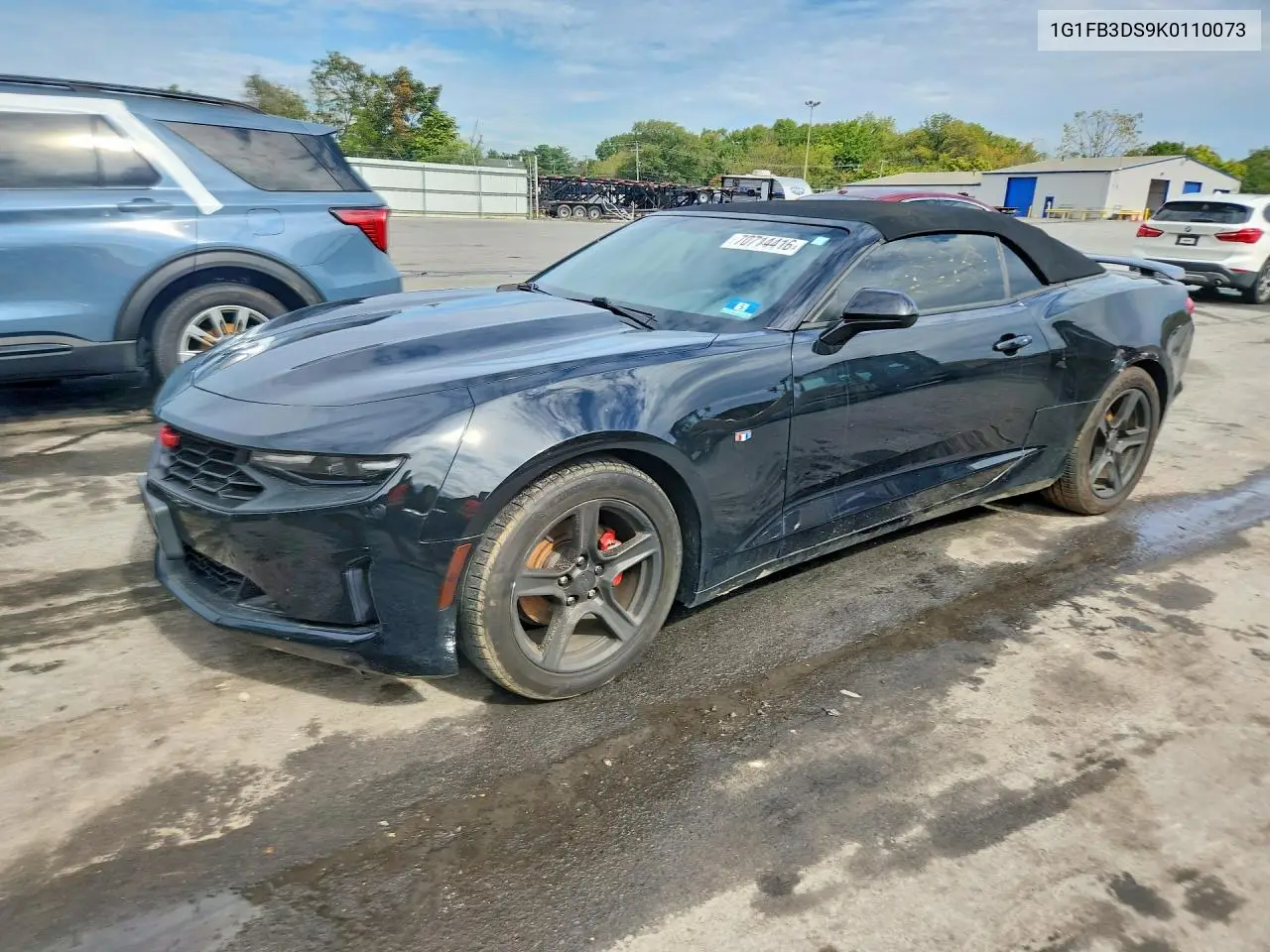 CHEVROLET CAMARO 2019, VIN 1G1FB3DS9K0110073