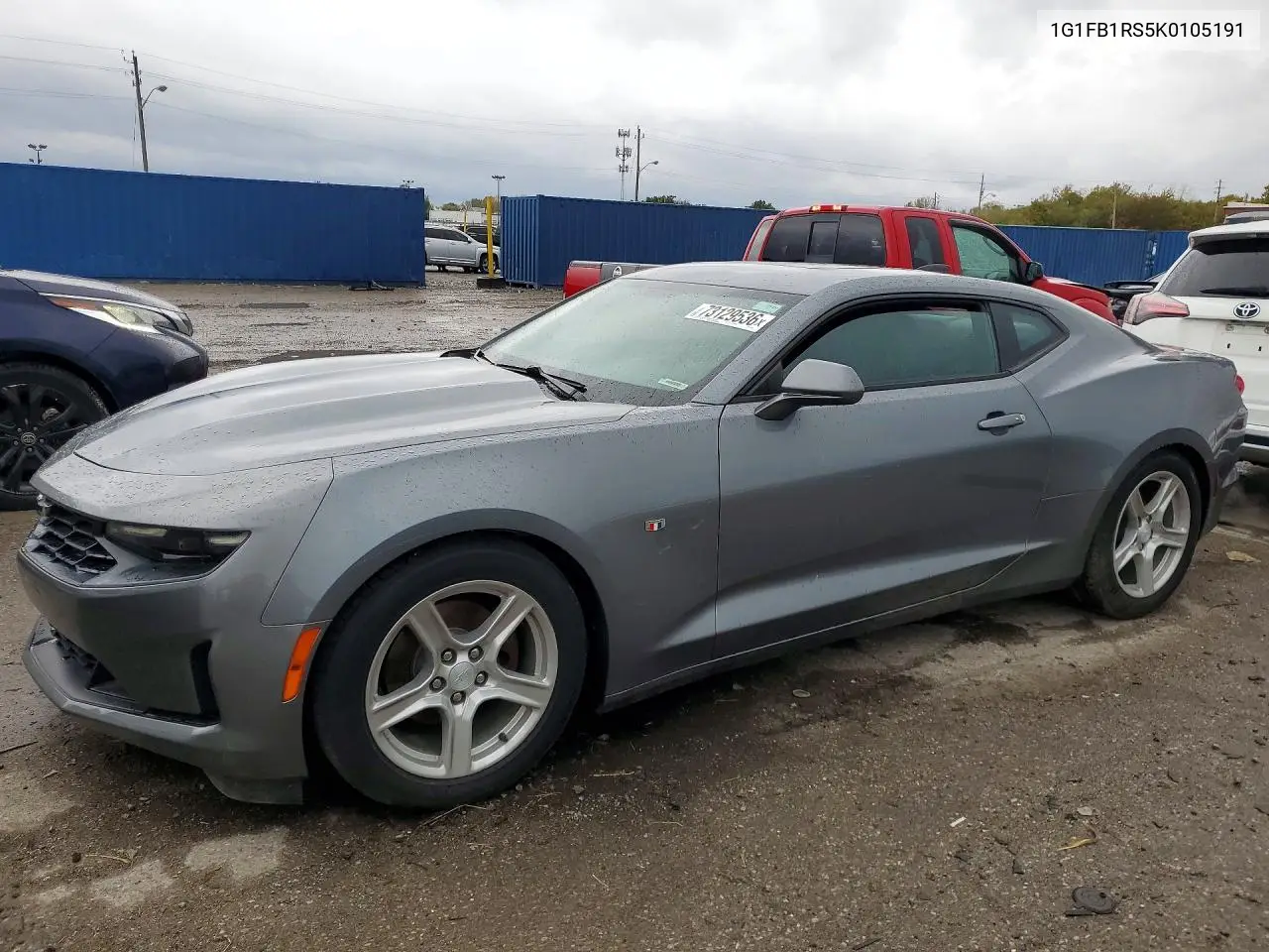 CHEVROLET CAMARO 2019, VIN 1G1FB1RS5K0105191