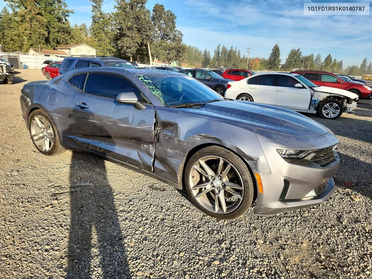 2019 CHEVROLET CAMARO VIN 1G1FD1RS1K0140787 — фото 4