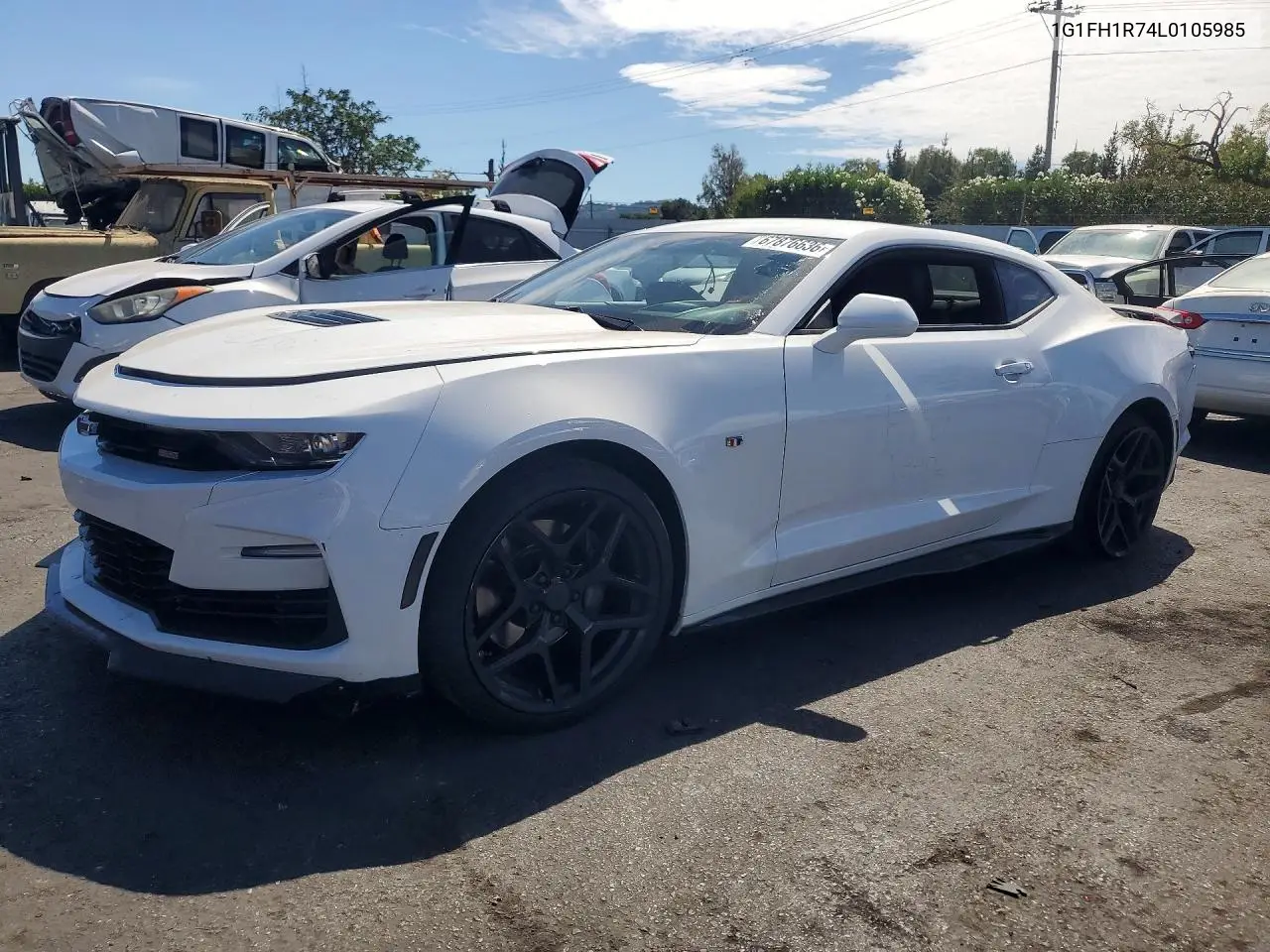 CHEVROLET CAMARO 2020, VIN 1G1FH1R74L0105985