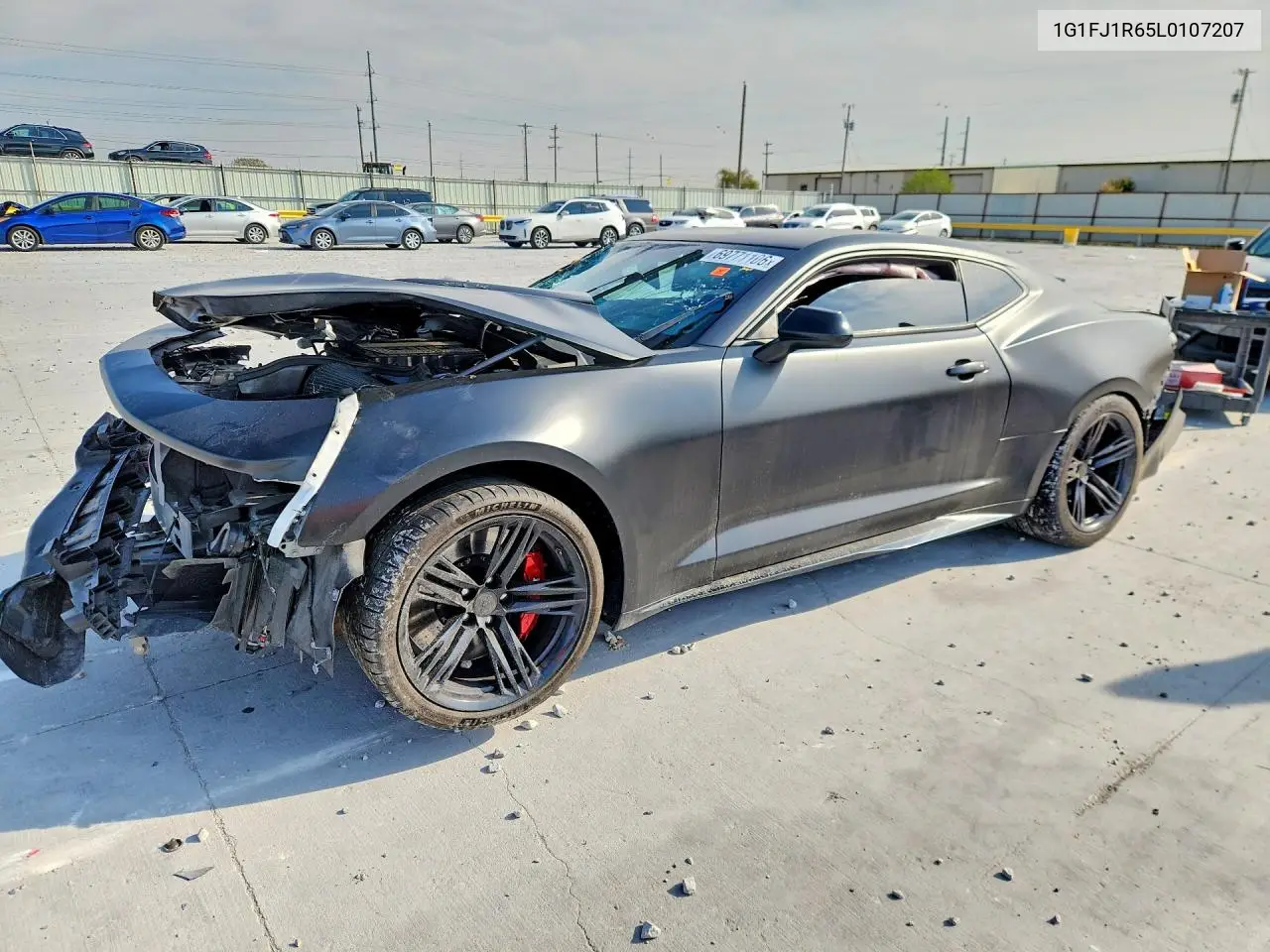 CHEVROLET CAMARO 2020, VIN 1G1FJ1R65L0107207