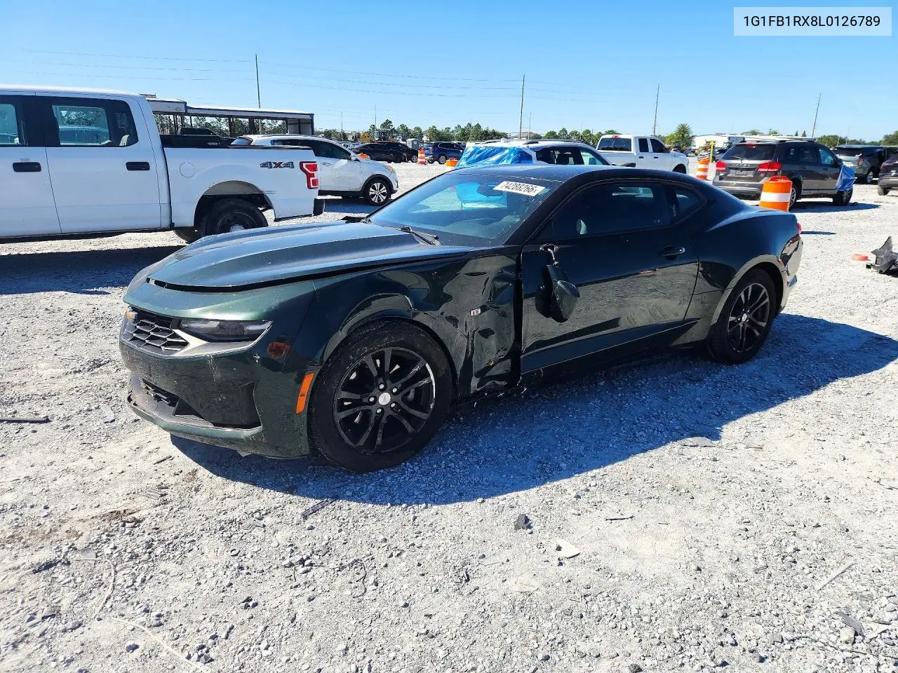 CHEVROLET CAMARO 2020, VIN 1G1FB1RX8L0126789