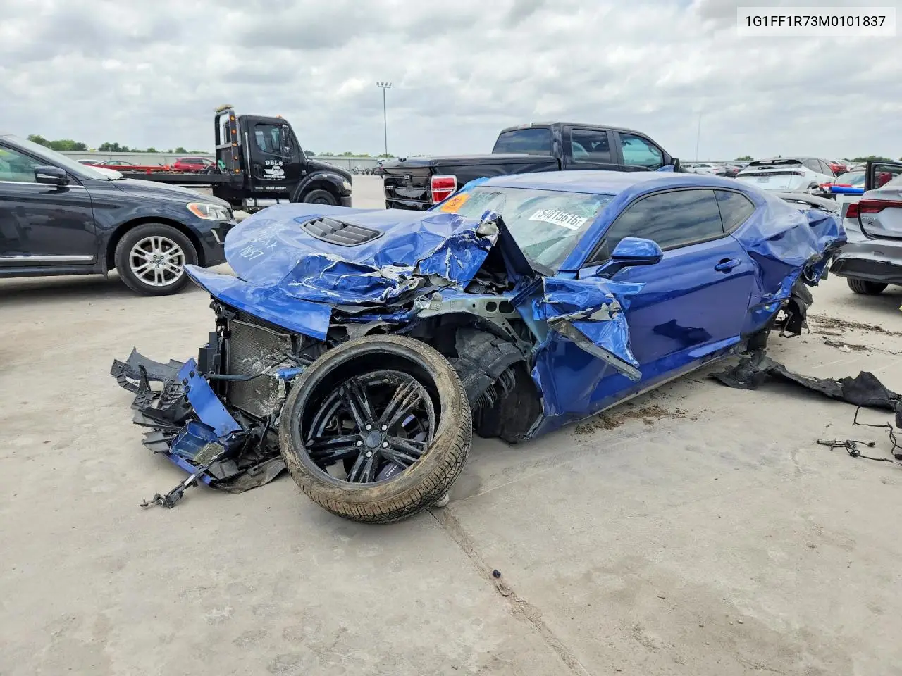 CHEVROLET CAMARO 2021, VIN 1G1FF1R73M0101837