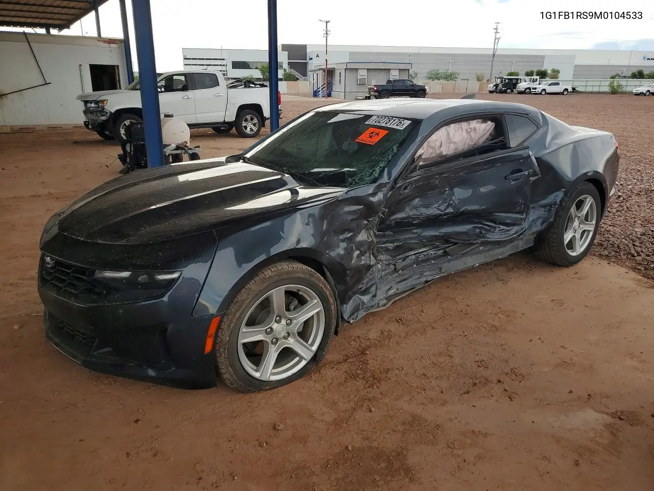 CHEVROLET CAMARO 2021, VIN 1G1FB1RS9M0104533