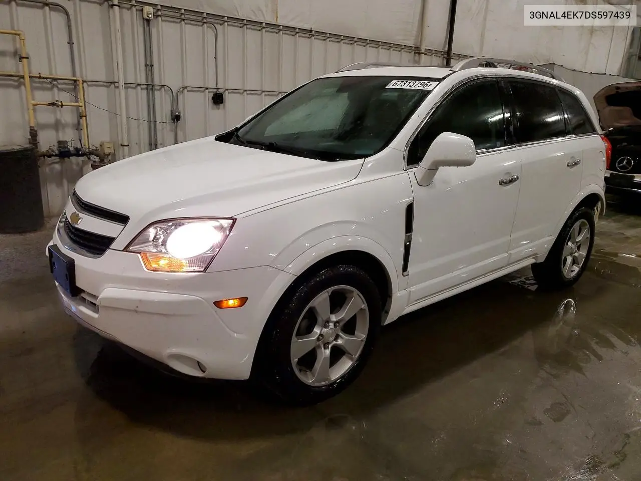 CHEVROLET CAPTIVA 2013, VIN 3GNAL4EK7DS597439