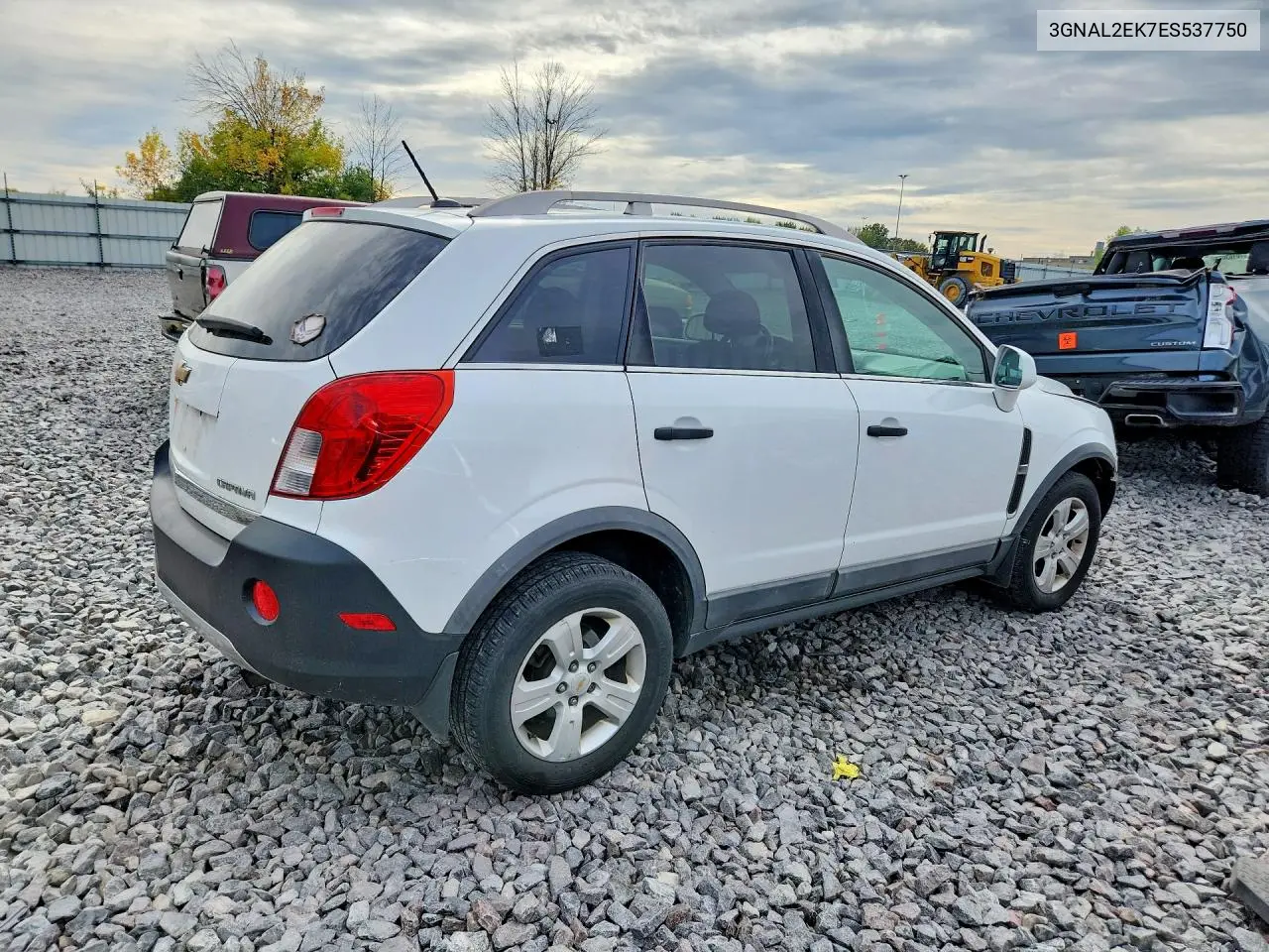 2014 CHEVROLET CAPTIVA VIN 3GNAL2EK7ES537750 — фото 3