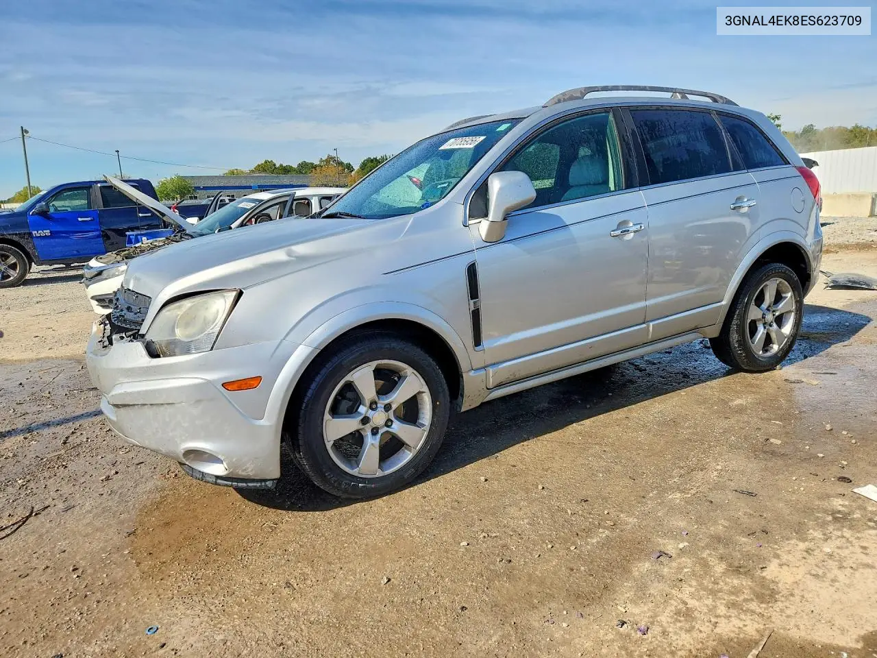 CHEVROLET CAPTIVA 2014, VIN 3GNAL4EK8ES623709
