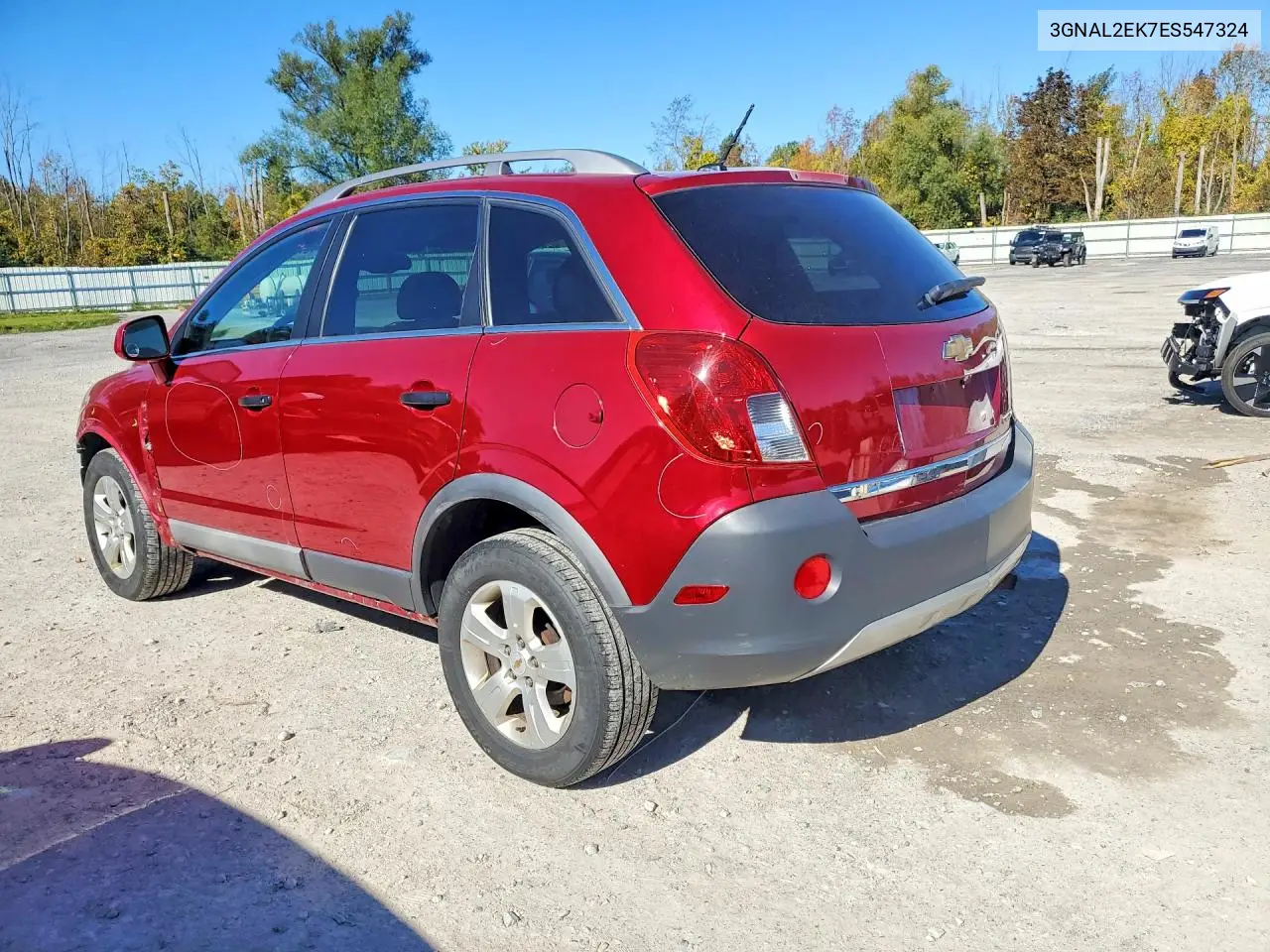 2014 CHEVROLET CAPTIVA VIN 3GNAL2EK7ES547324 — фото 2