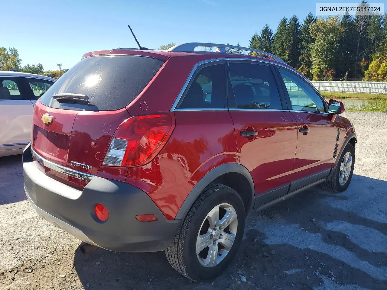 2014 CHEVROLET CAPTIVA VIN 3GNAL2EK7ES547324 — фото 3