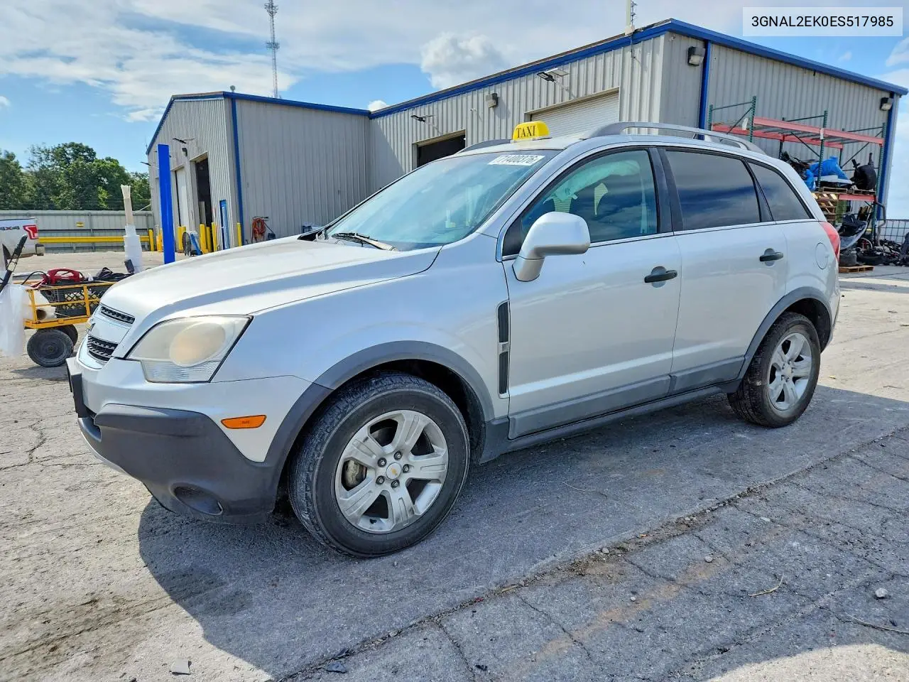 CHEVROLET CAPTIVA 2014, VIN 3GNAL2EK0ES517985