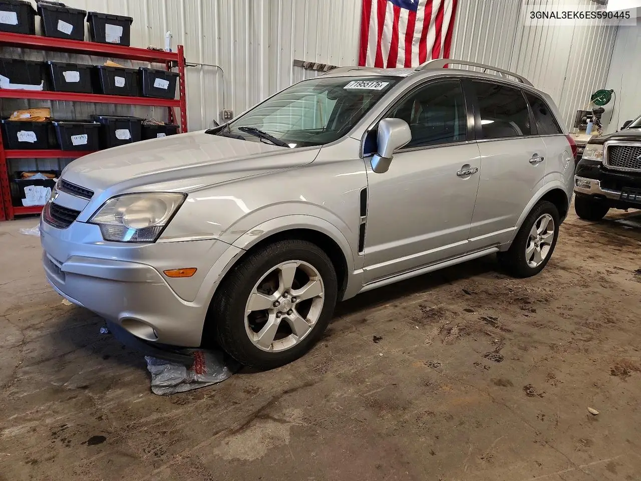 CHEVROLET CAPTIVA 2014, VIN 3GNAL3EK6ES590445