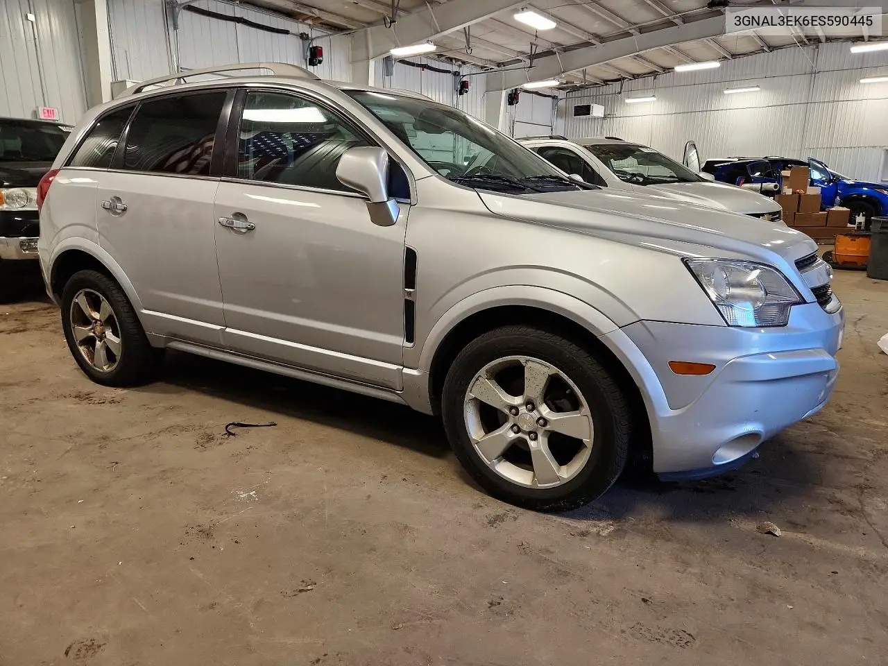2014 CHEVROLET CAPTIVA VIN 3GNAL3EK6ES590445 — фото 4