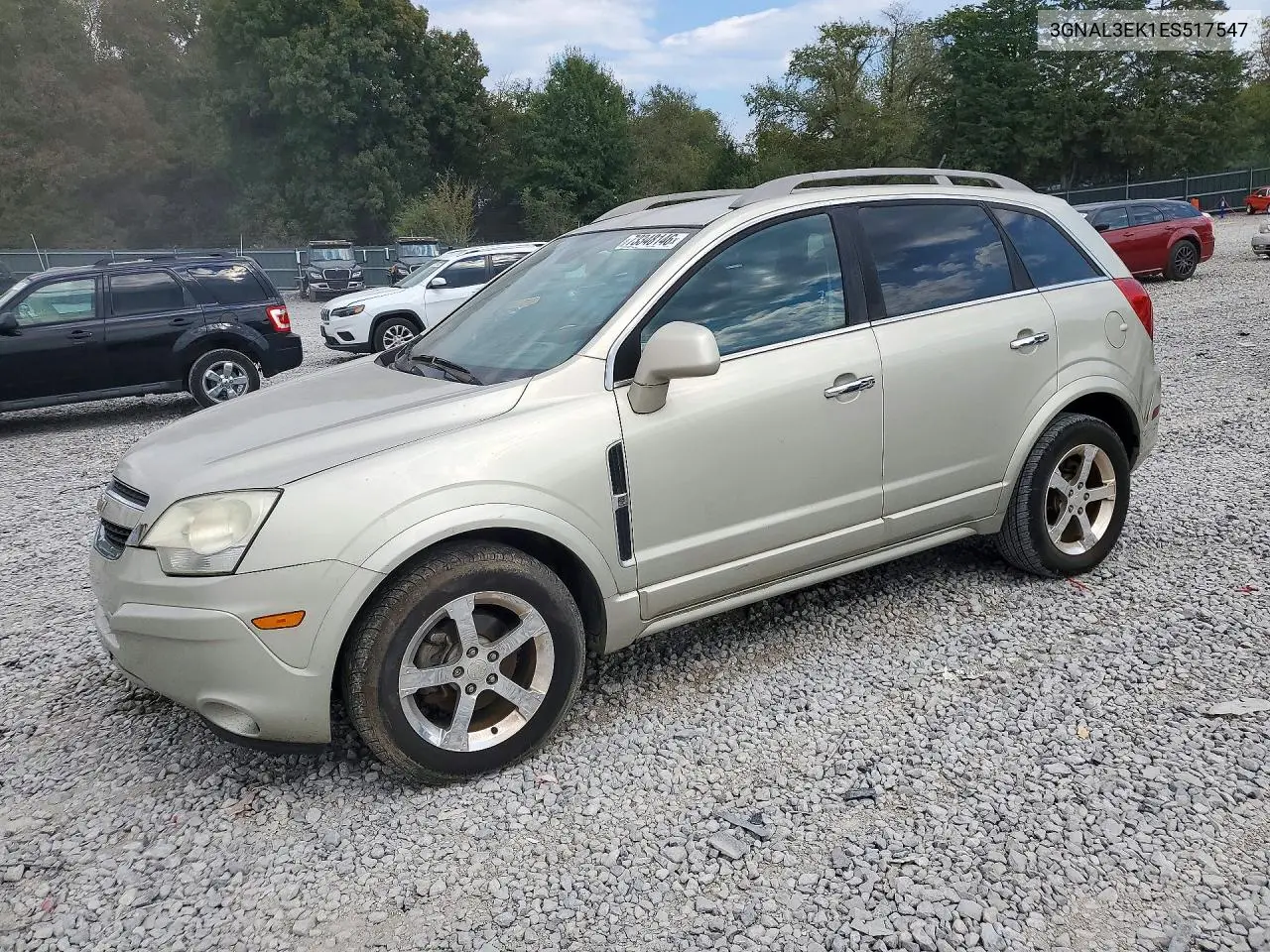 CHEVROLET CAPTIVA 2014, VIN 3GNAL3EK1ES517547