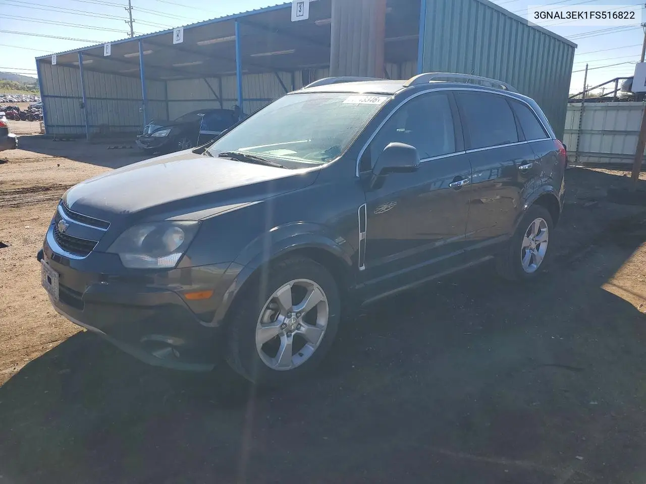 CHEVROLET CAPTIVA 2015, VIN 3GNAL3EK1FS516822