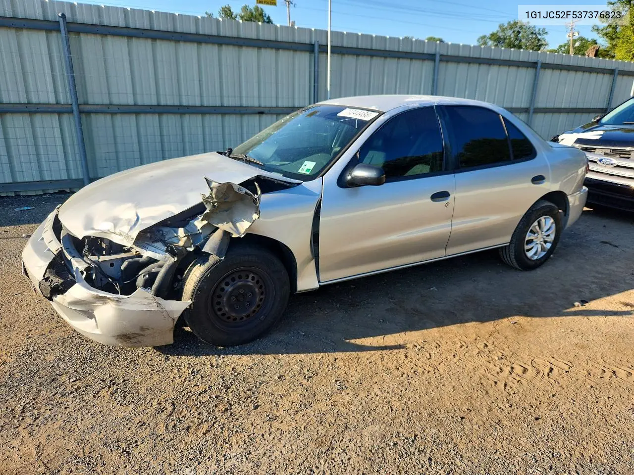 CHEVROLET CAVALIER 2003, VIN 1G1JC52F537376823