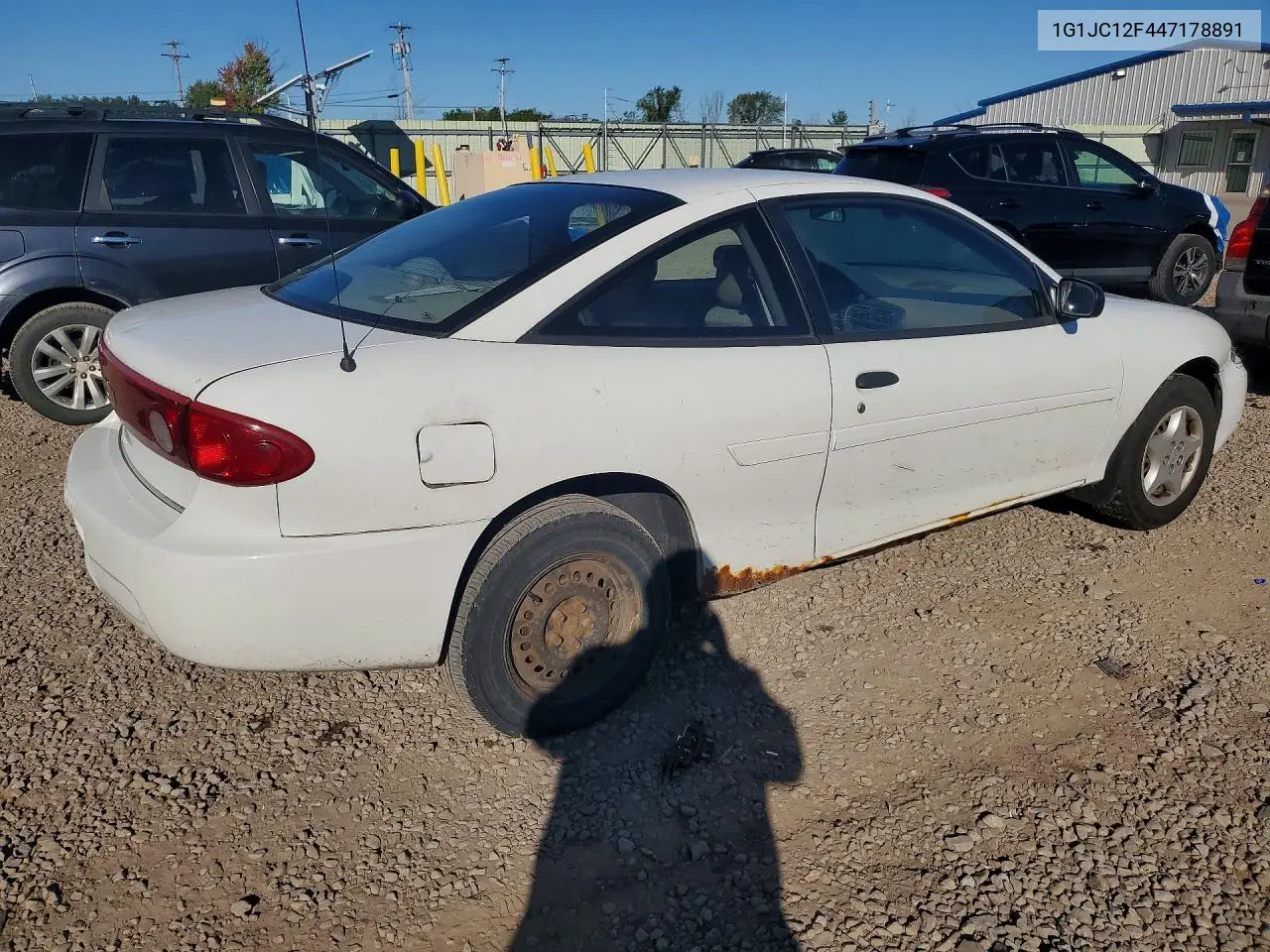 2004 CHEVROLET CAVALIER VIN 1G1JC12F447178891 — фото 3