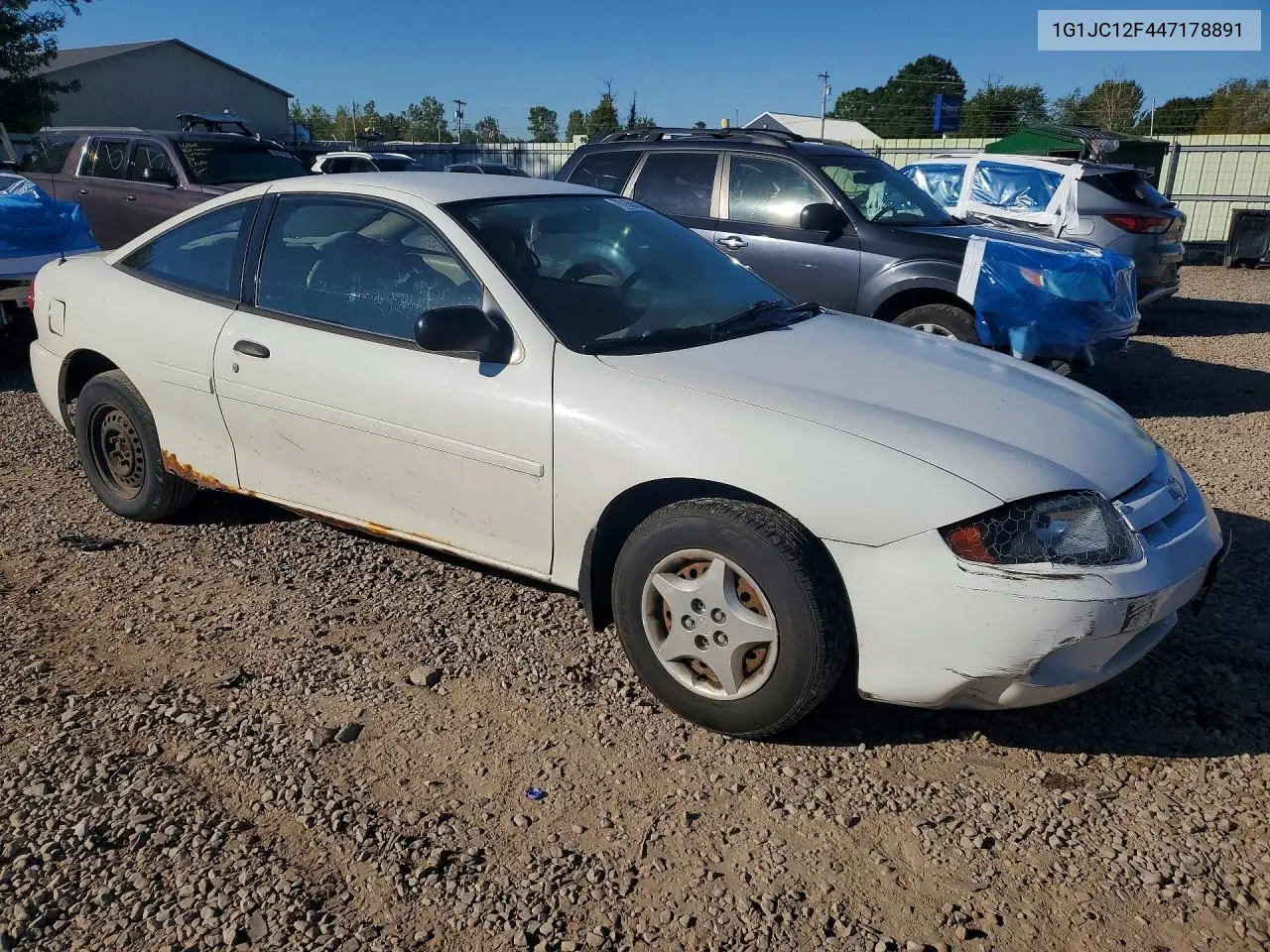 2004 CHEVROLET CAVALIER VIN 1G1JC12F447178891 — фото 4