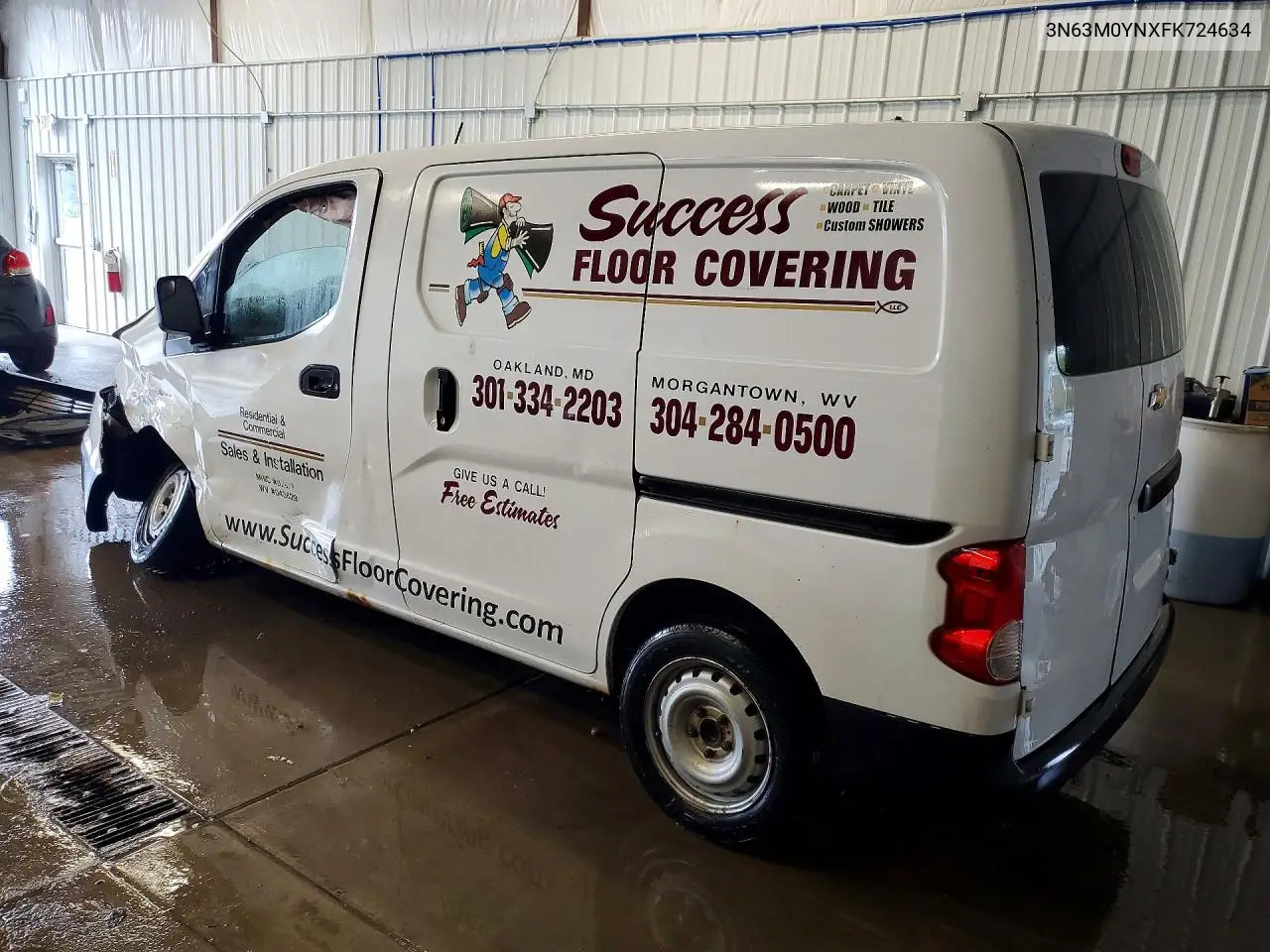 2015 CHEVROLET CITY EXPRESS VIN 3N63M0YNXFK724634 — фото 2
