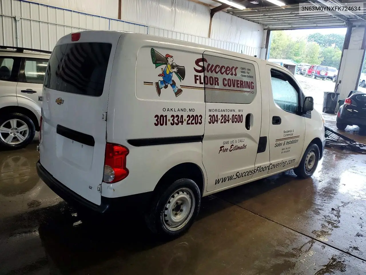 2015 CHEVROLET CITY EXPRESS VIN 3N63M0YNXFK724634 — фото 3
