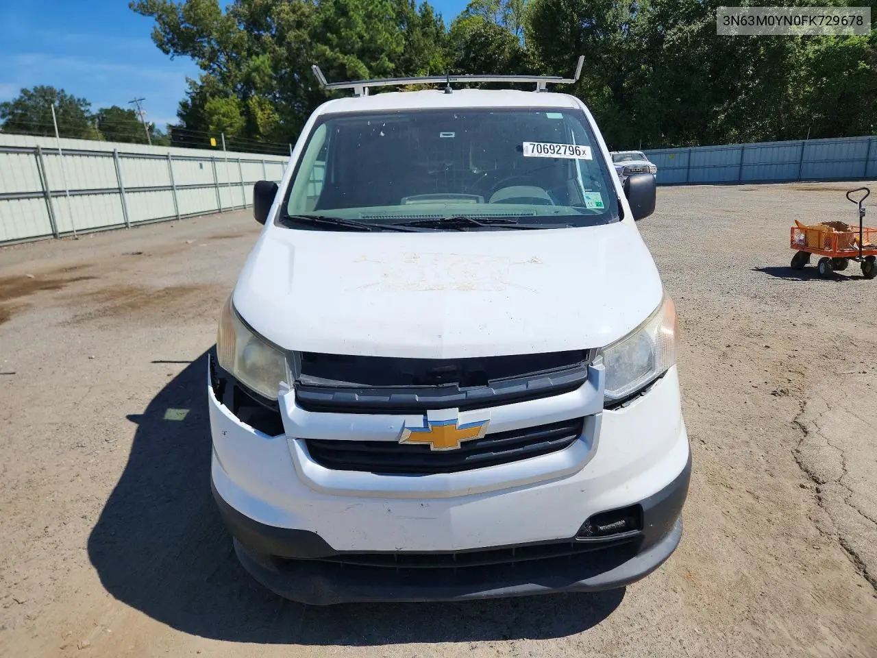 2015 CHEVROLET CITY EXPRESS VIN 3N63M0YN0FK729678 — фото 5