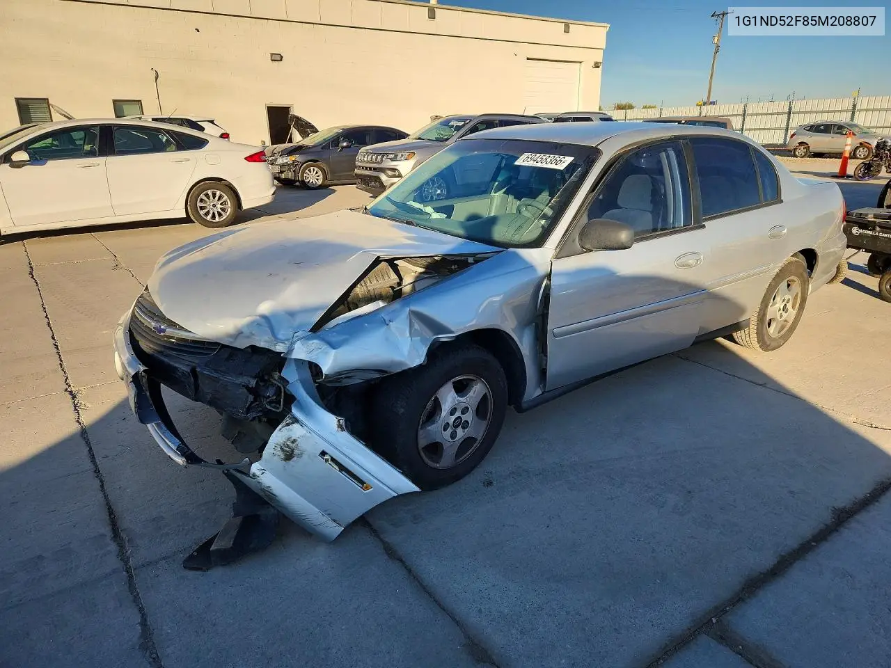 CHEVROLET CLASSIC 2005, VIN 1G1ND52F85M208807