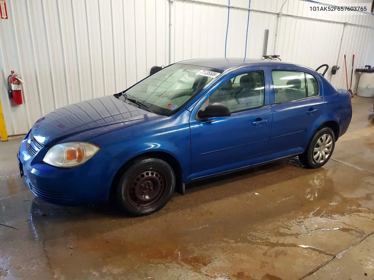 CHEVROLET COBALT 2005, VIN 1G1AK52F657603765