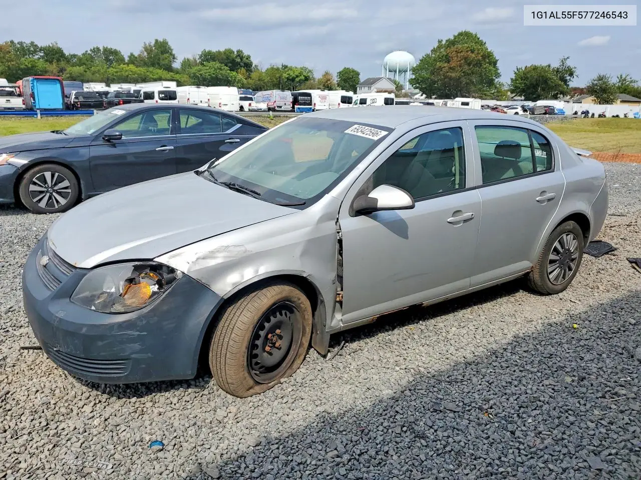 CHEVROLET COBALT 2007, VIN 1G1AL55F577246543