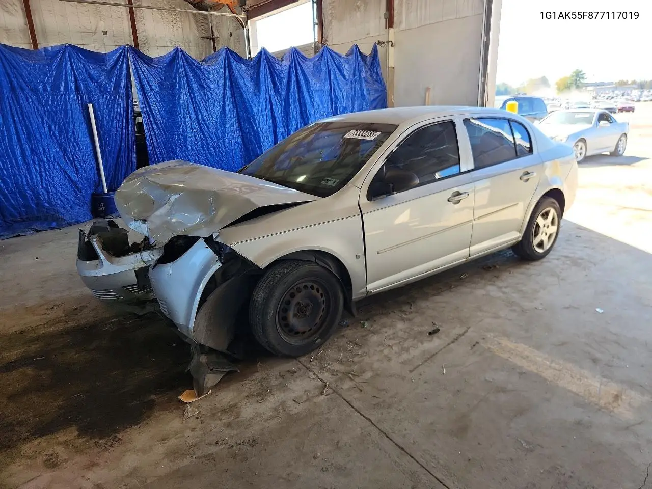 CHEVROLET COBALT 2007, VIN 1G1AK55F877117019