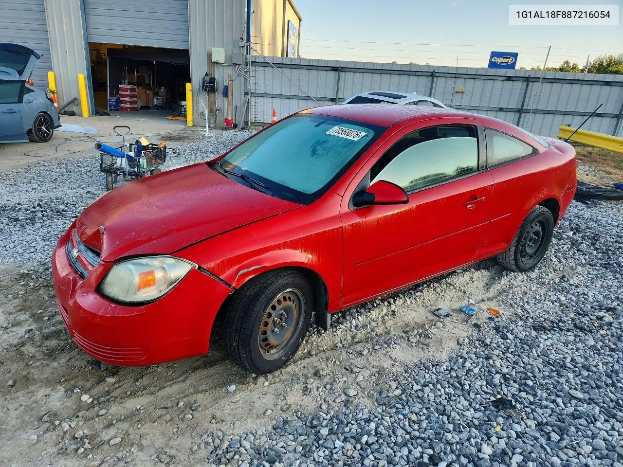 CHEVROLET COBALT 2008, VIN 1G1AL18F887216054