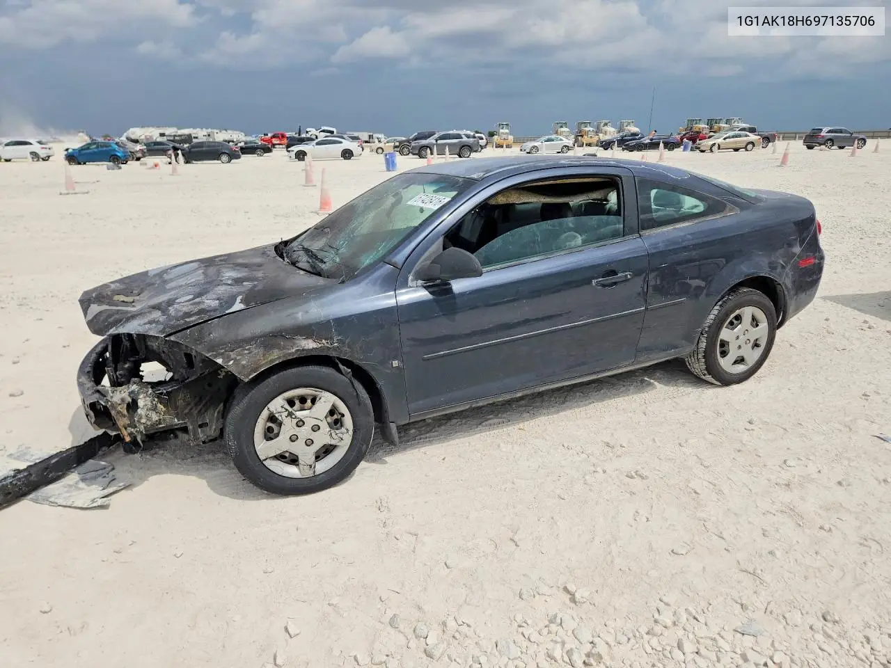 CHEVROLET COBALT 2009, VIN 1G1AK18H697135706