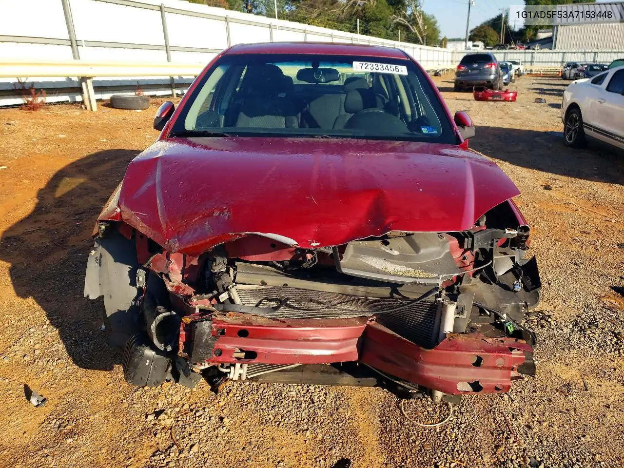 2010 CHEVROLET COBALT VIN 1G1AD5F53A7153448 — фото 5