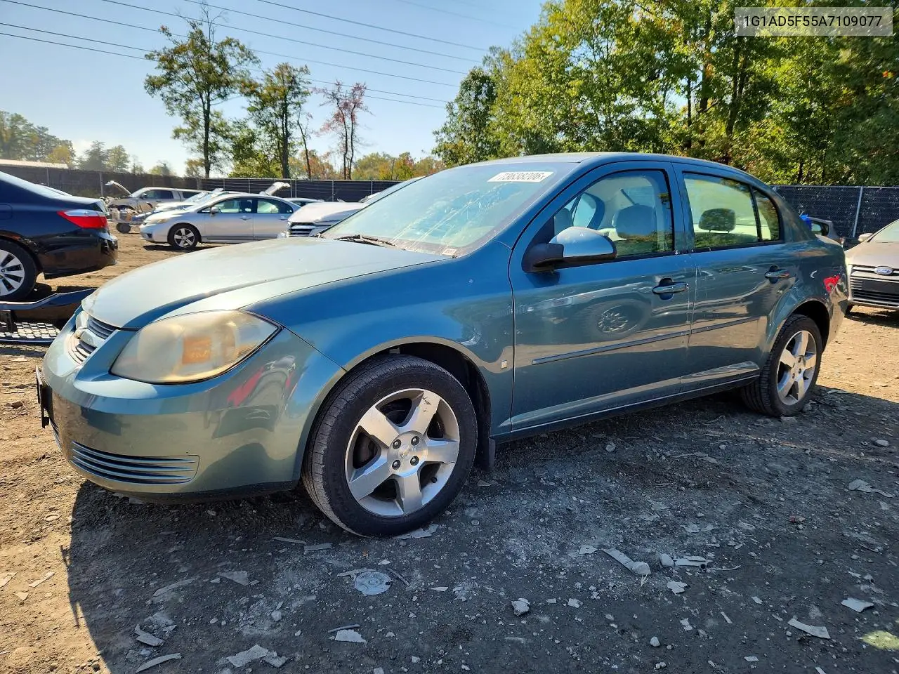 CHEVROLET COBALT 2010, VIN 1G1AD5F55A7109077