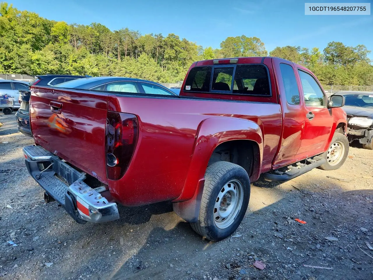 2004 CHEVROLET COLORADO VIN 1GCDT196548207755 — фото 3