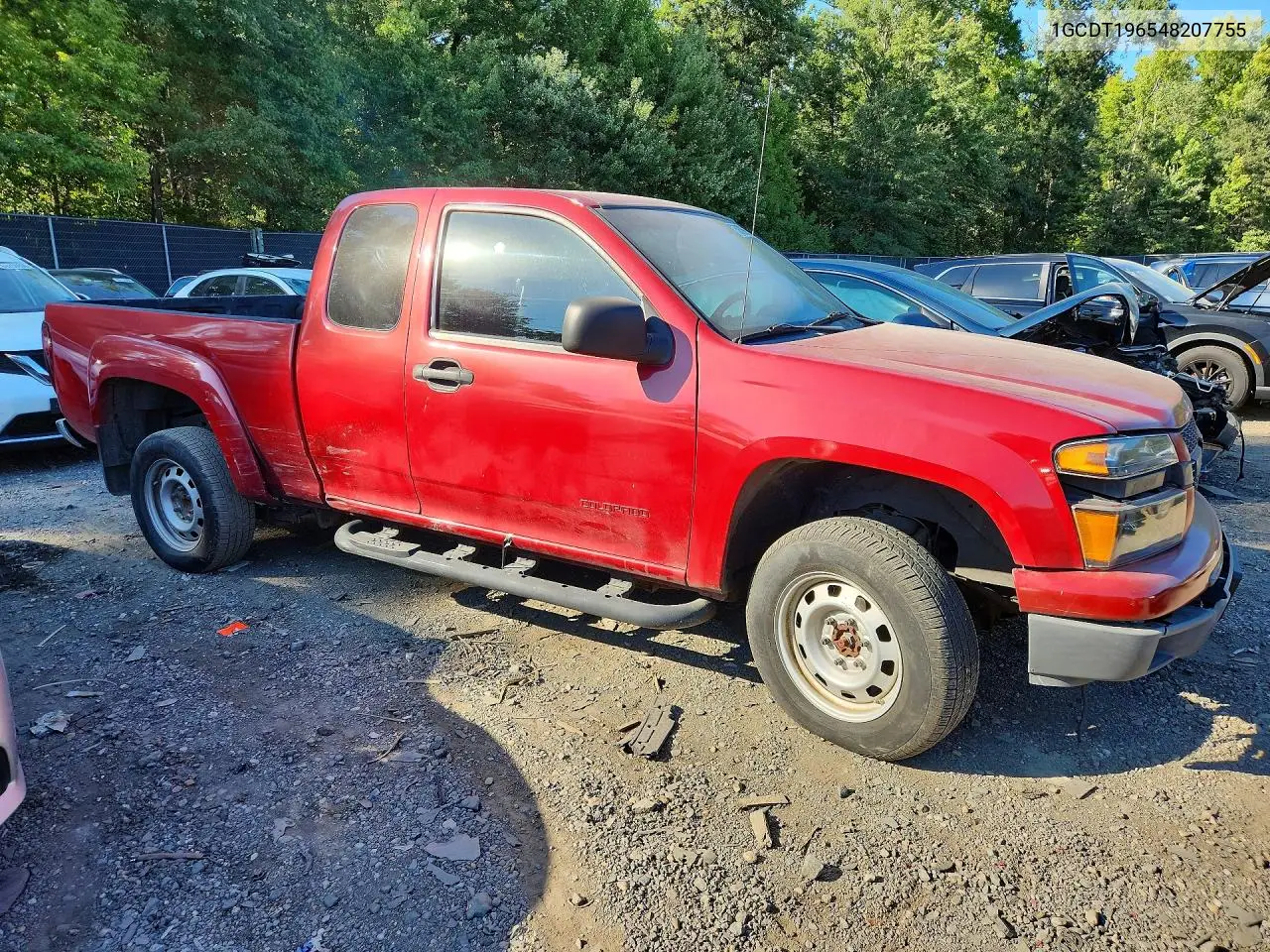 2004 CHEVROLET COLORADO VIN 1GCDT196548207755 — фото 4